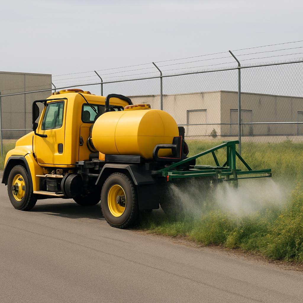 The language is Spanish, for Spain. alt : Un vehículo de color amarillo se observa durante el día, preparándose para manio...